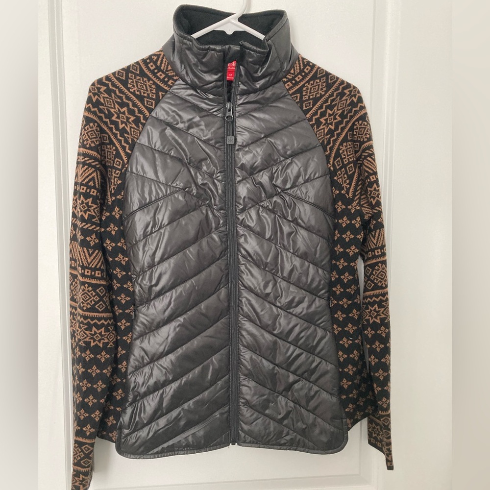 NWOT Krimson Klover Puffer And Wool Blend Knit Base Jacket